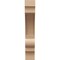 Ekena Millwork 5"W x 10"D x 30"H Thin Diane Rough Cedar Woodgrain TimberThane Corbel, Primed Tan CORUR05X10X30DIARCPR - alternate 6